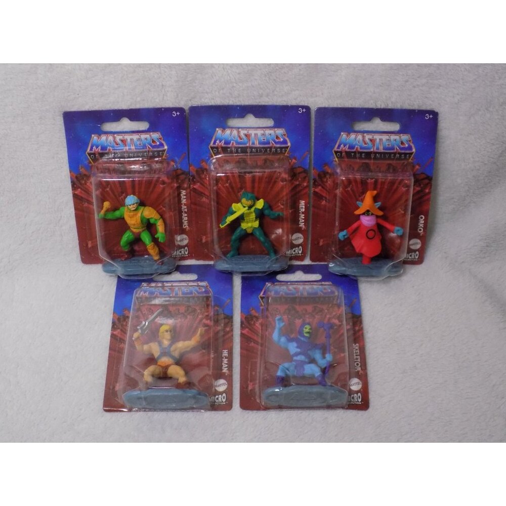 Mattel Masters of the Universe Micro Collection 2" Figurines - Lot of 5